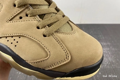 Jordan 6 602 Gore-Tex Kelp Breathable  Brown Retro FD1643-300 (Women's) 0719